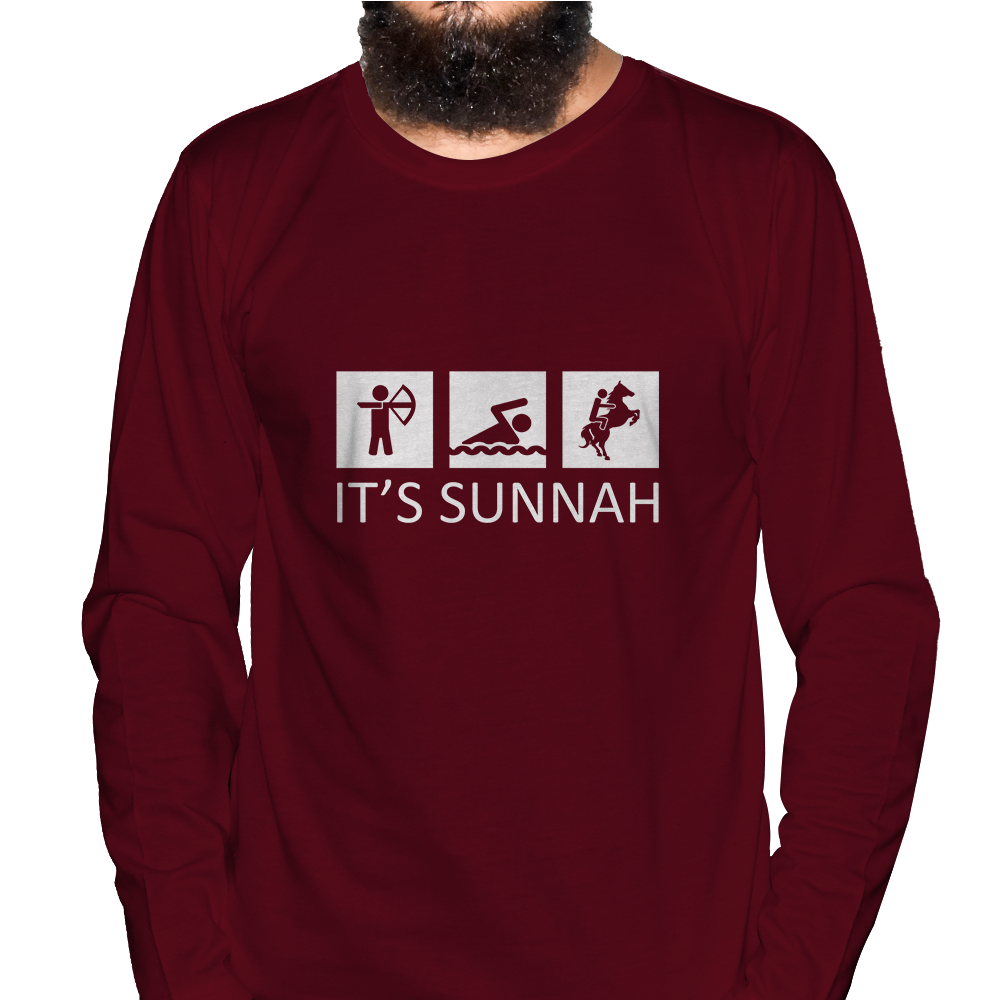 It's Sunnah Full Sleeve Islamic T-Shirt Price in USA