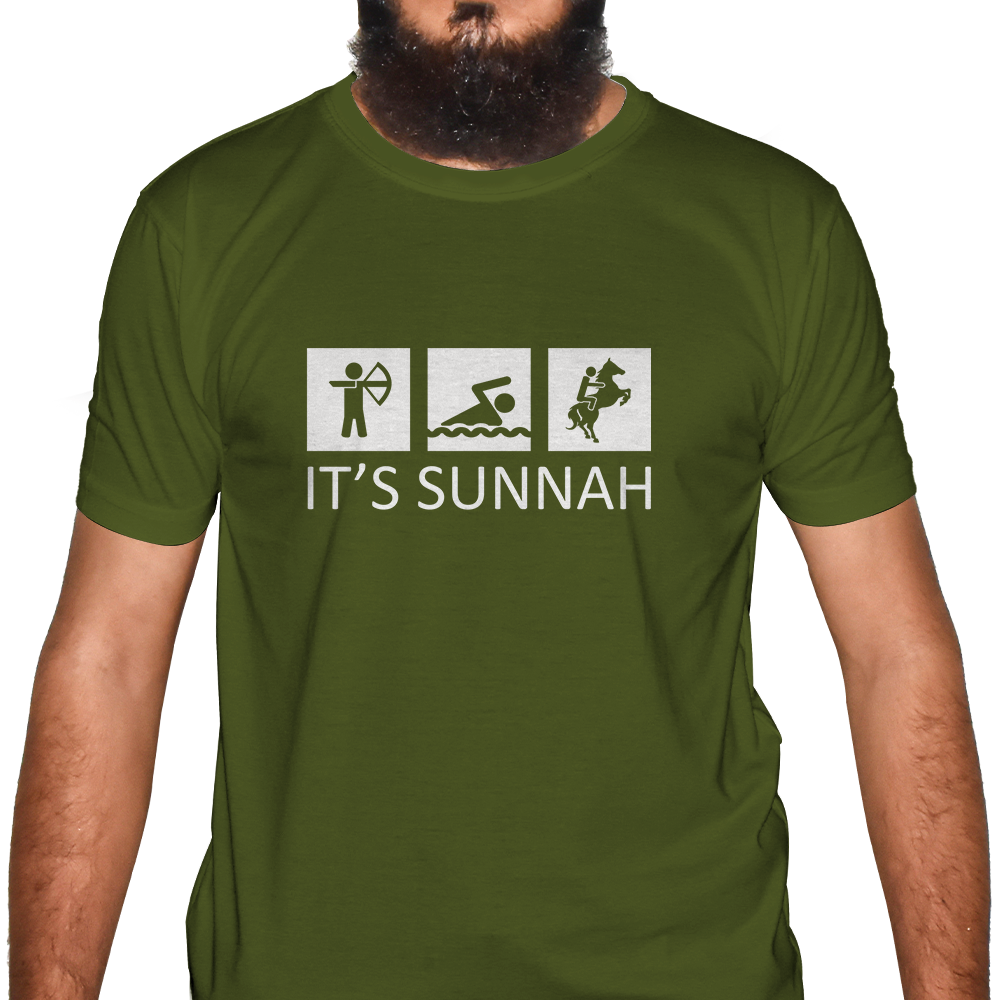 It's Sunnah Half Sleeve Islamic T-Shirt