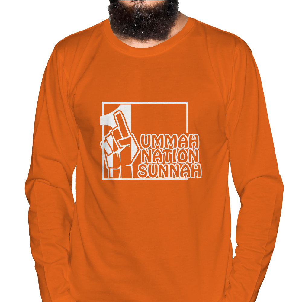 1 Ummah Full Sleeve Islamic  T-Shirt Price in USA