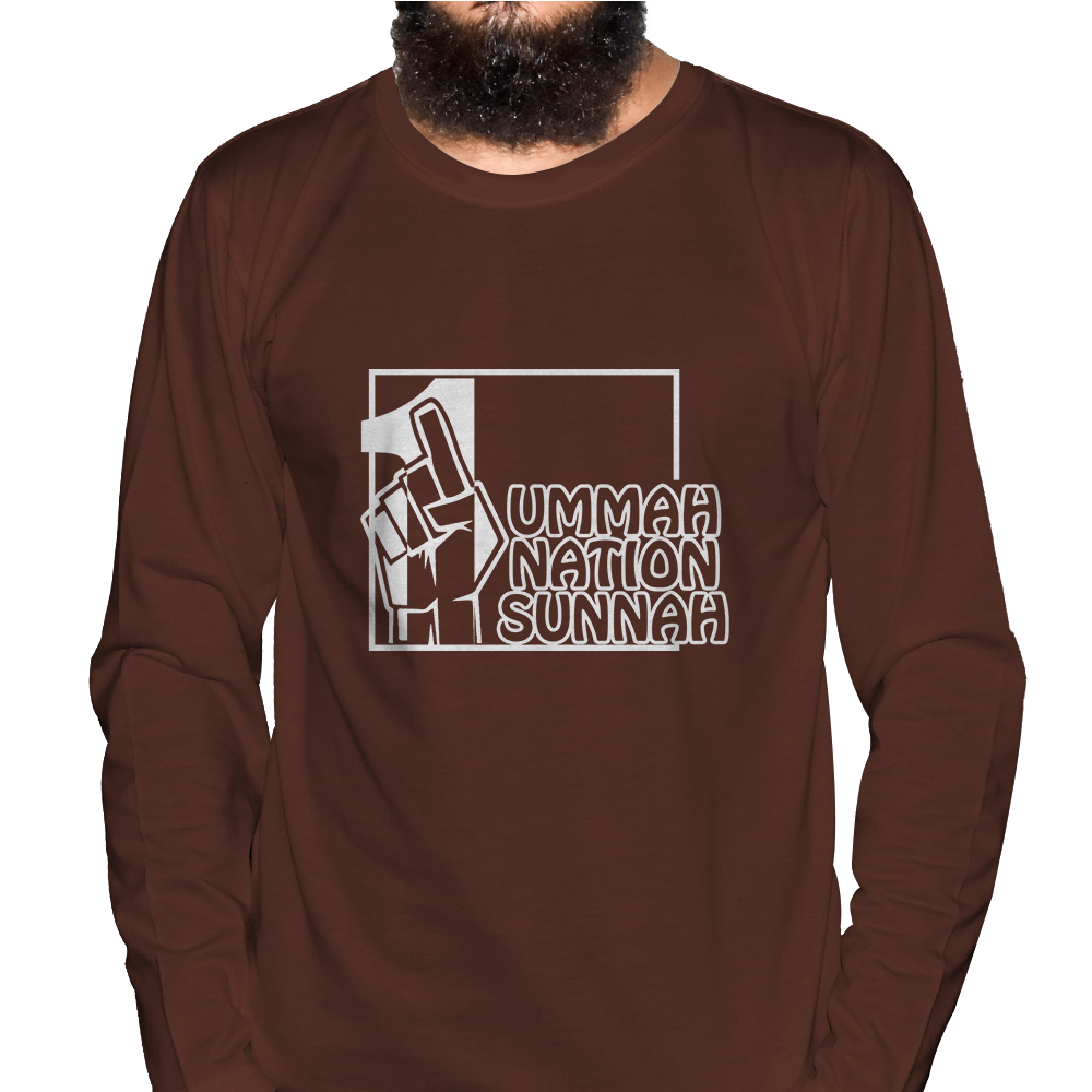 1 Ummah Full Sleeve Islamic T-Shirt Price in USA