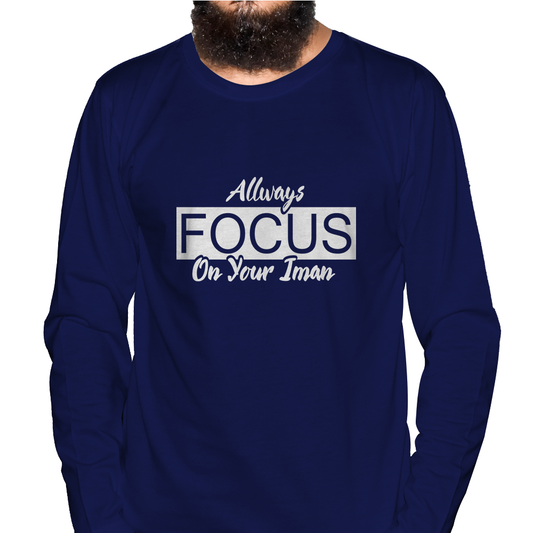 Focus On Your Iman Full Sleeve Islamic T-Shirt Price in USA