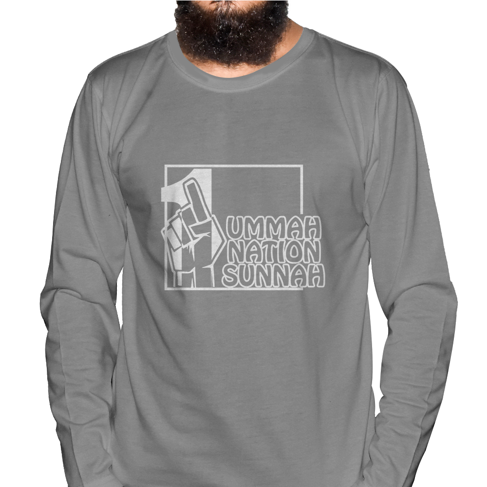 1 Ummah Full Sleeve Islamic  T-Shirt 