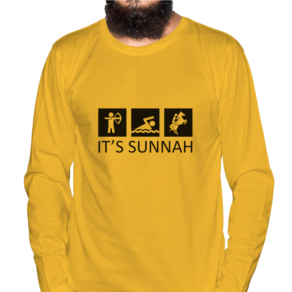 It's Sunnah Full Sleeve Islamic T-Shirt Price in USA