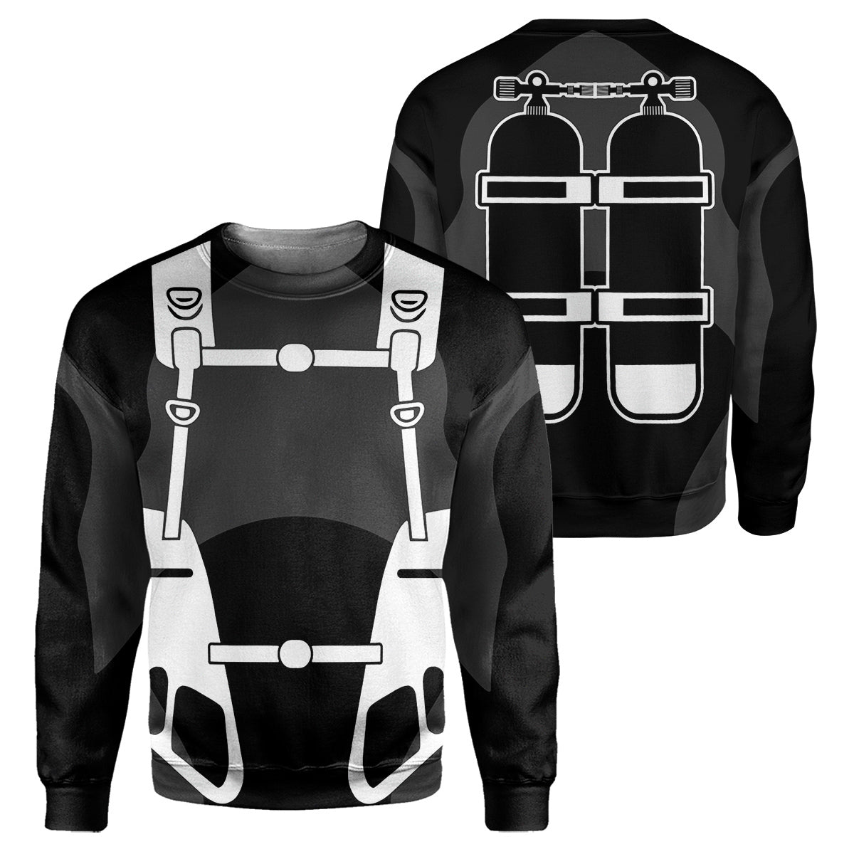 Klothek Scuba Diving Costume- 3D All Over Printed Shirt | Price in USA, Best Quality