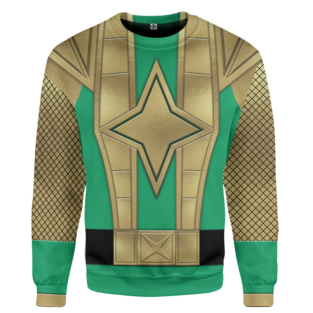 Klothek 3D Green Samurai Rangers Ninja Storm Custom Tshirt Hoodie A | Price in USA, Best Quality