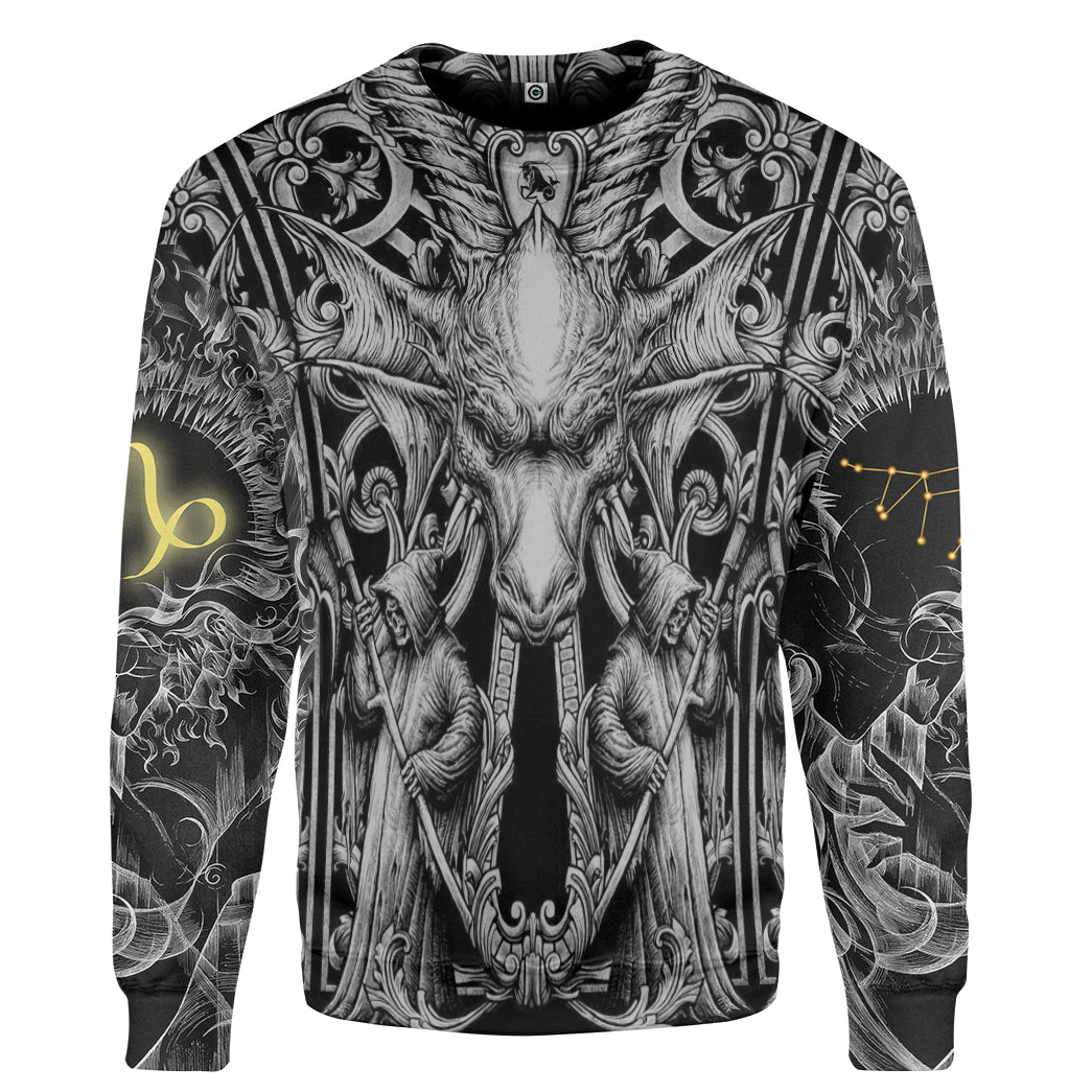 Klothek 3D The Dark Side of Capricorn Custom Tshirt Hoodie Apparel | Price in USA, Best Quality