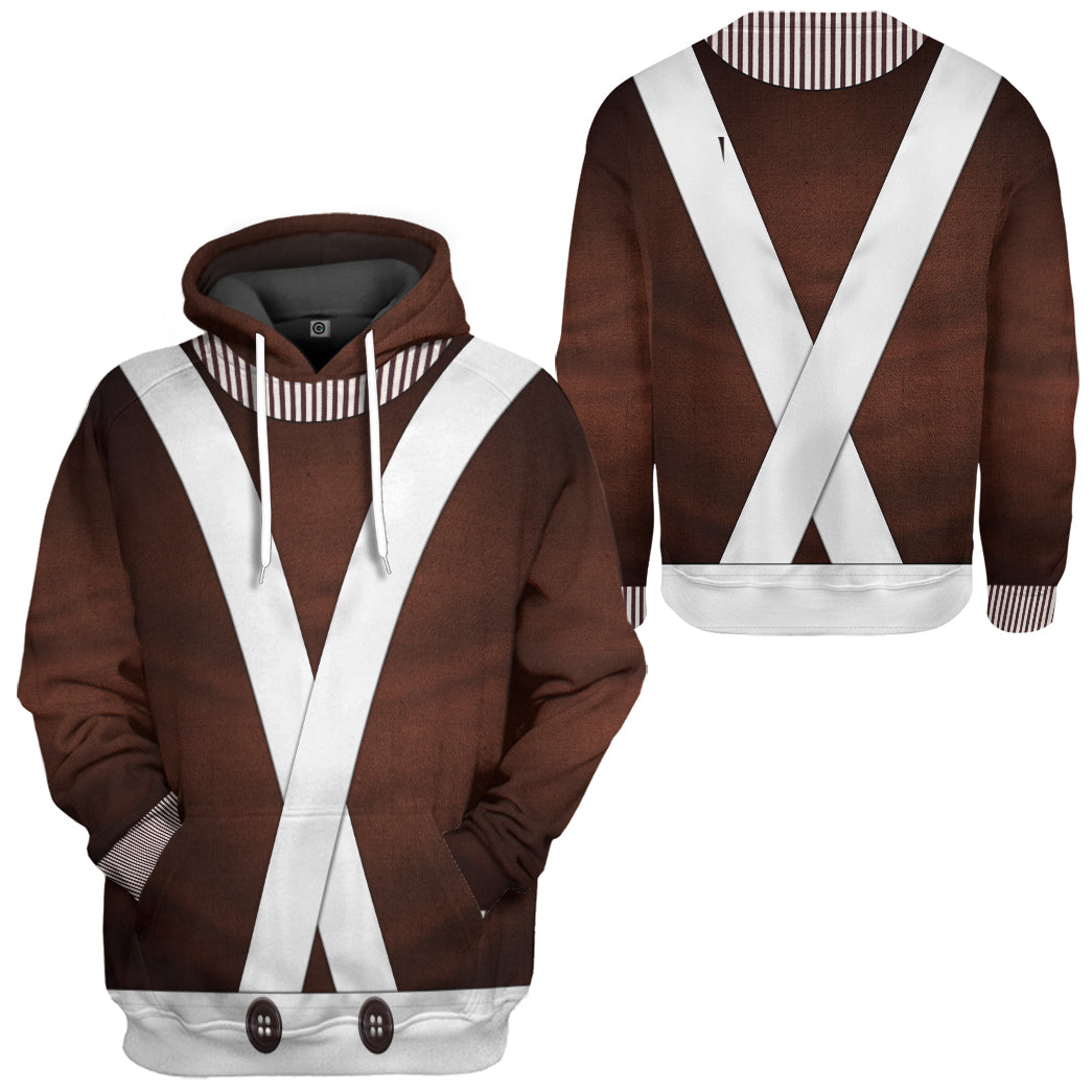 Klothek 3D Willy Wonka Oompa Loompa Custom Tshirt Hoodie Apparel | Price in USA, Best Quality