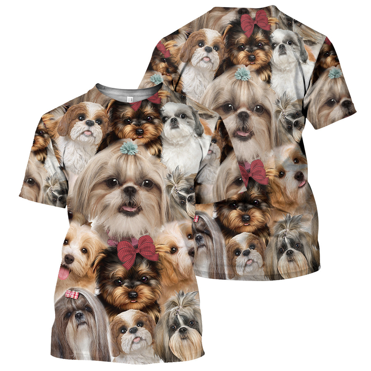 Klothek Shih Tzu Dog- 3D All Over Printed Shirt | Price in USA, Best Quality