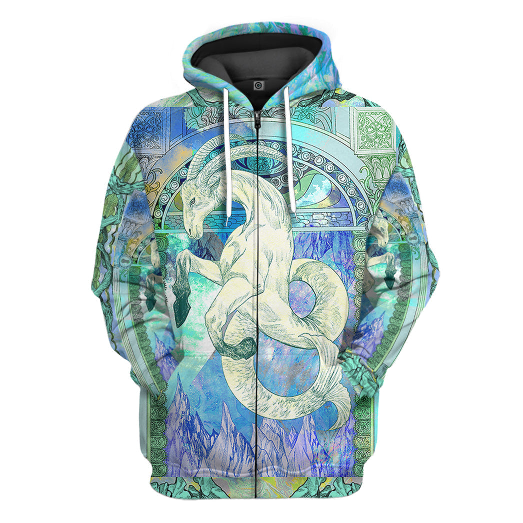 Klothek 3D The Bright Side Of Capricorn Custom Tshirt Hoodie Appare | Price in USA, Best Quality