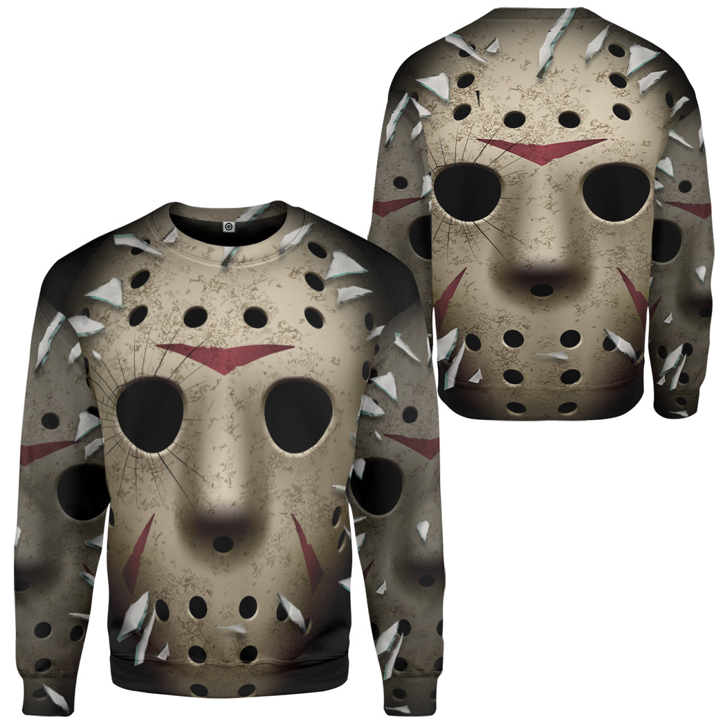 Klothek 3D Friday The 13th Jason Voorhees Custom Tshirt Hoodie Appa | Price in USA, Best Quality