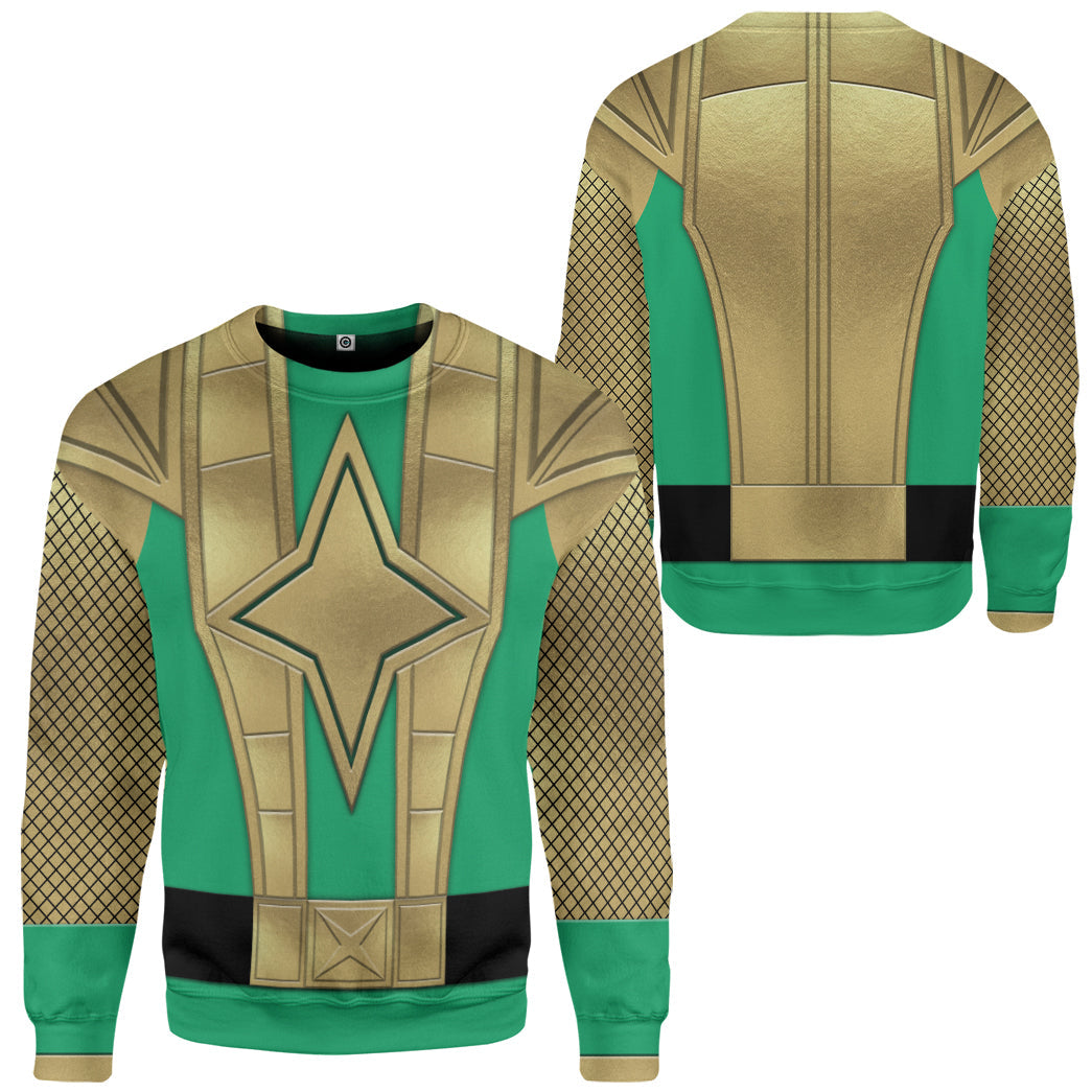 Klothek 3D Green Samurai Rangers Ninja Storm Custom Tshirt Hoodie A | Price in USA, Best Quality