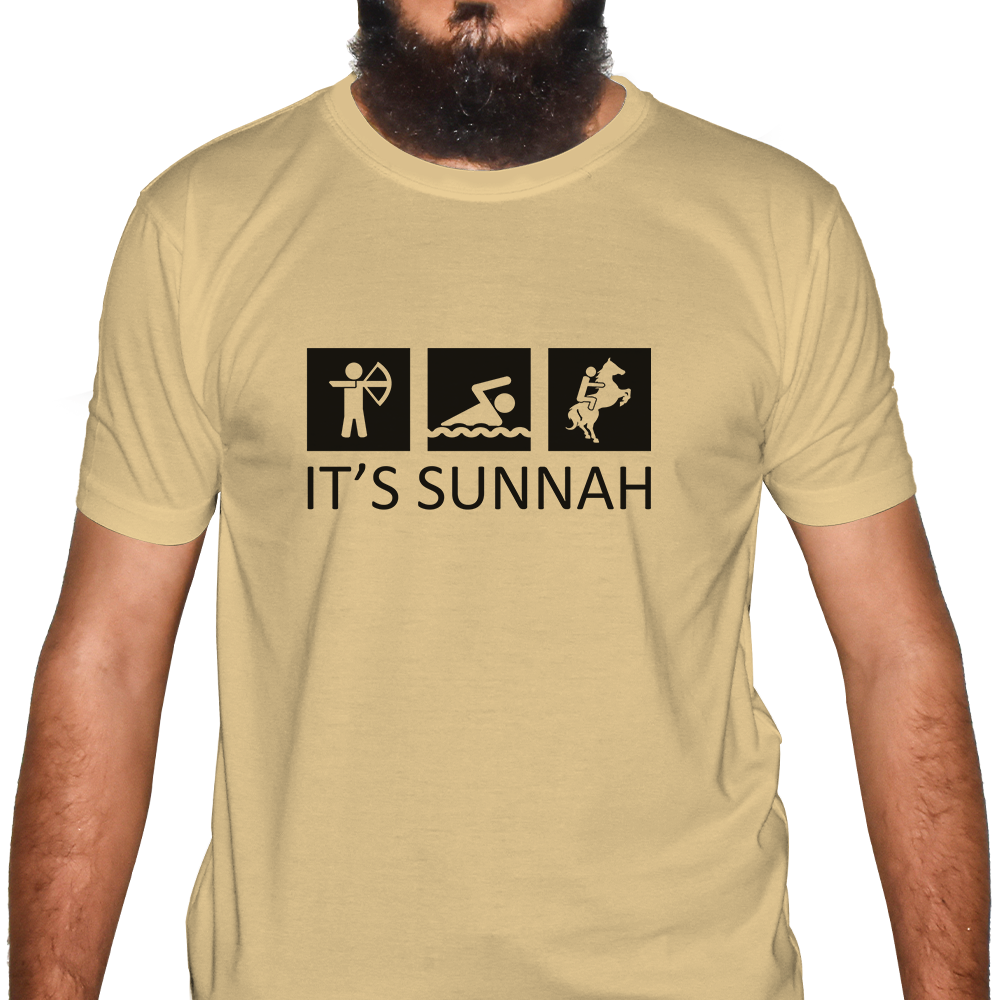 It's Sunnah Half Sleeve Islamic T-Shirt