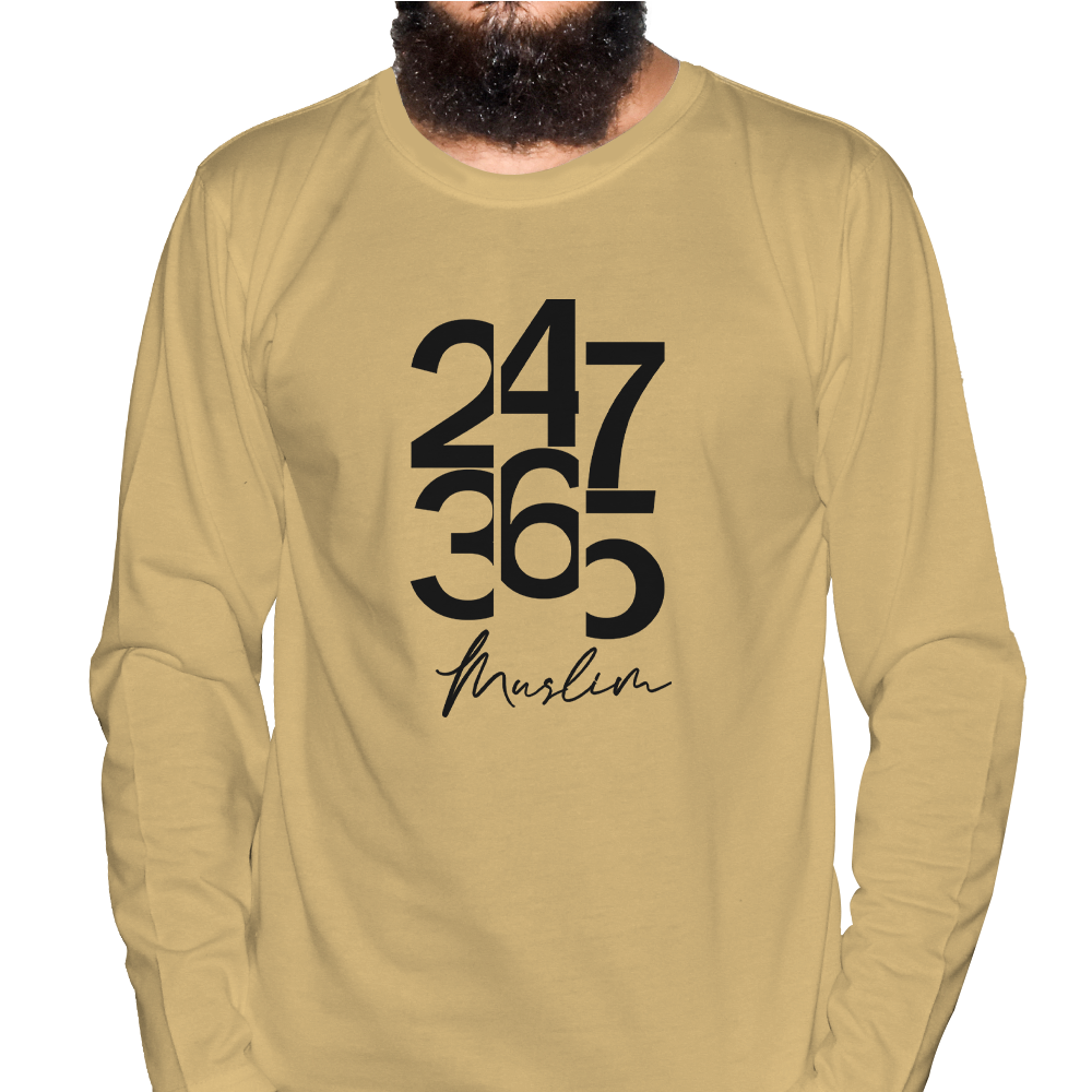 247 365 Muslim Full Sleeve Islamic T-Shirt 