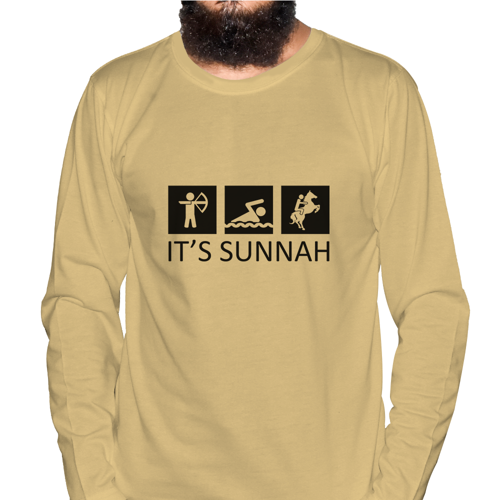 It's Sunnah Full Sleeve Islamic T-Shirt Price in USA