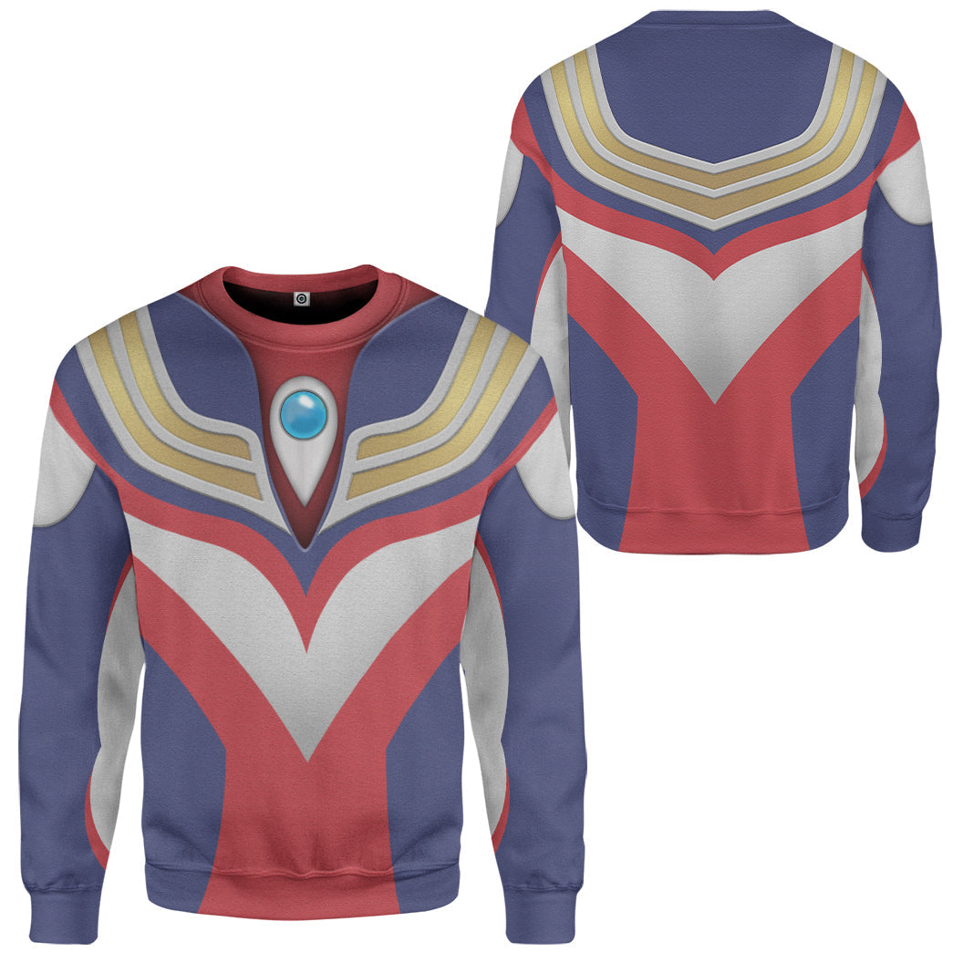 Klothek 3D Ultraman Tiga Custom Hoodie Tshirt Apparel | Price in USA, Best Quality