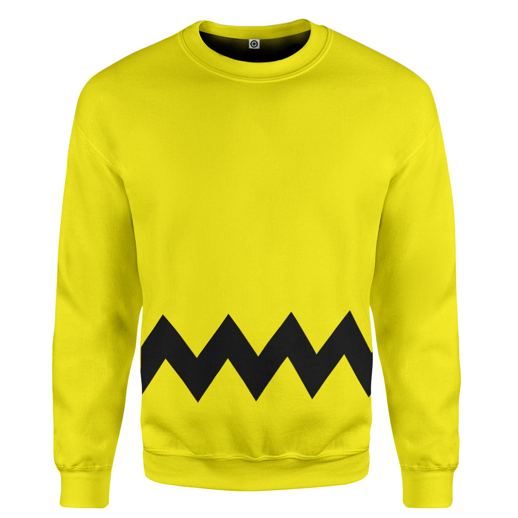 Klothek 3D PEANUTS Charlie Brown Custom Hoodie Tshirt Apparel | Price in USA, Best Quality