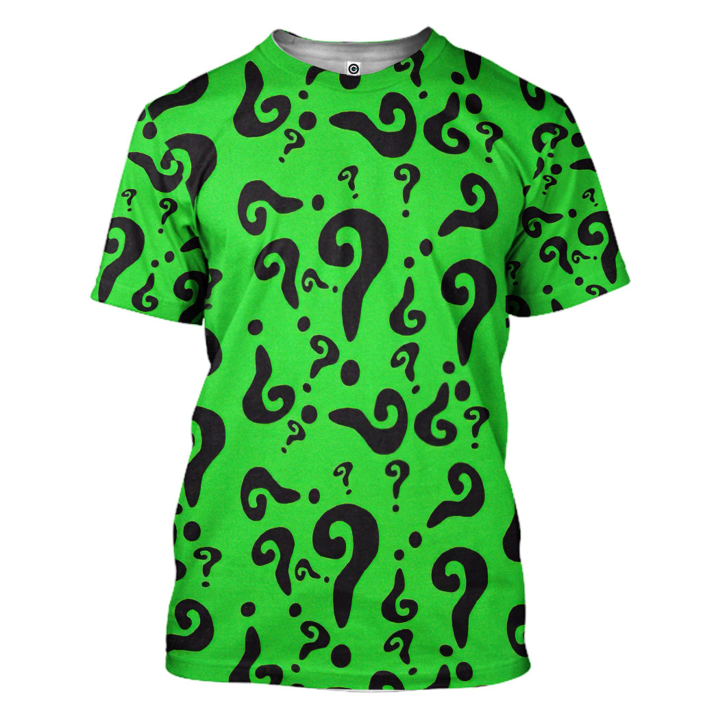 Klothek 3D DC The Riddler Custom TShirt Hoodie Apparel | Price in USA, Best Quality