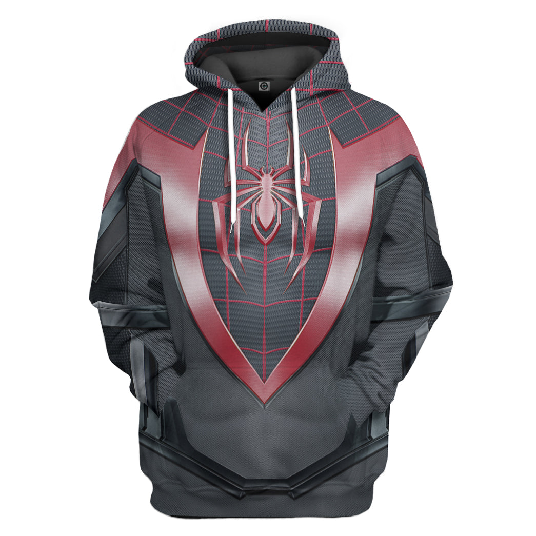 Klothek 3D Spiderman Miles Morales Custom Tshirt Hoodie Apparel | Price in USA, Best Quality