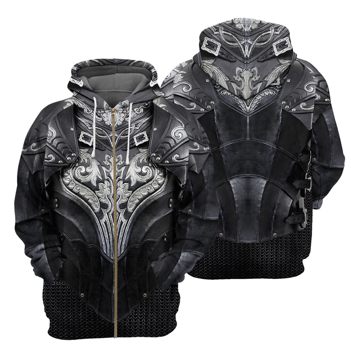 Klothek Chainmail Knight - 3D All Over Printed Shirt | Price in USA, Best Quality