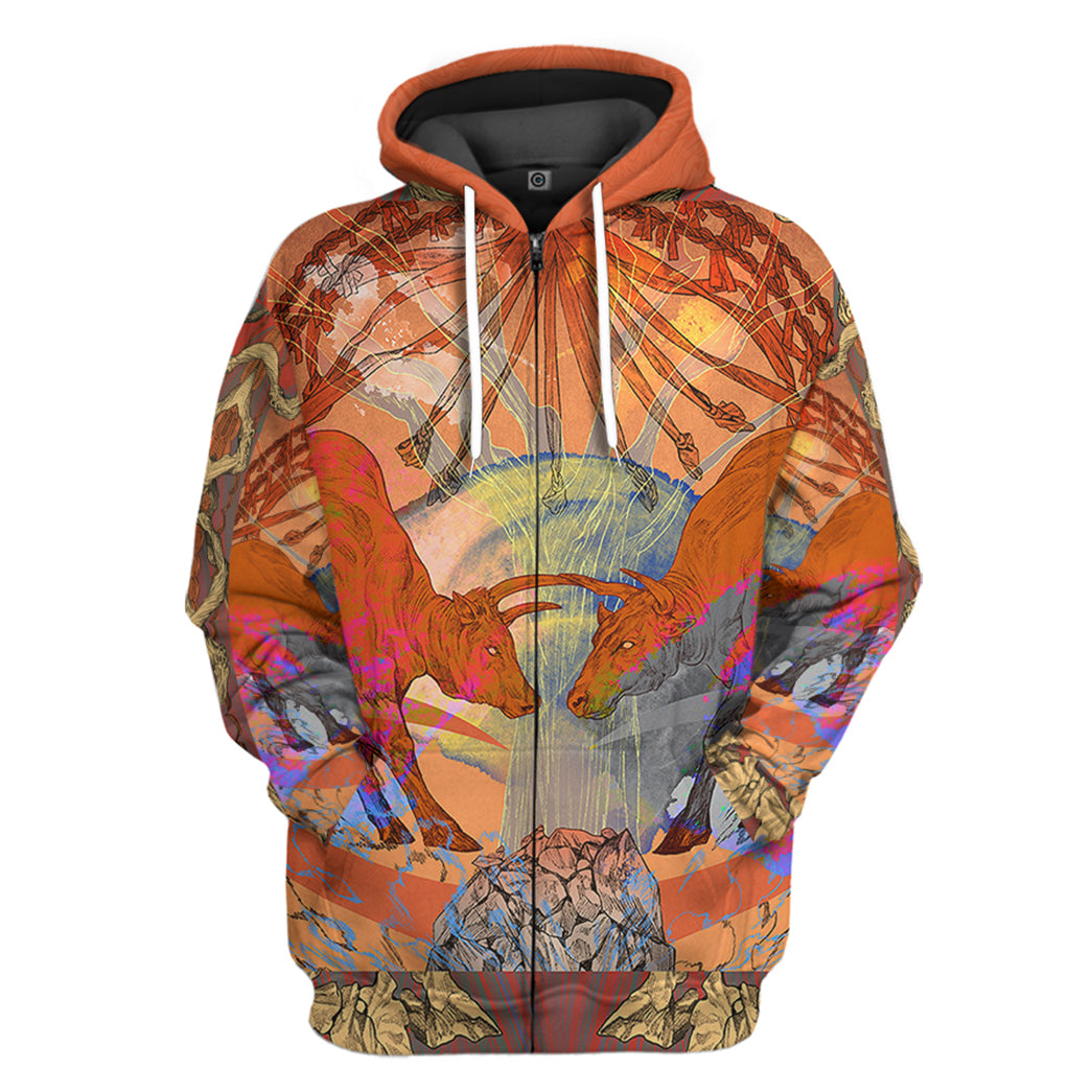 Klothek 3D The Bright Side Of Taurus Custom Tshirt Hoodie Apparel | Price in USA, Best Quality