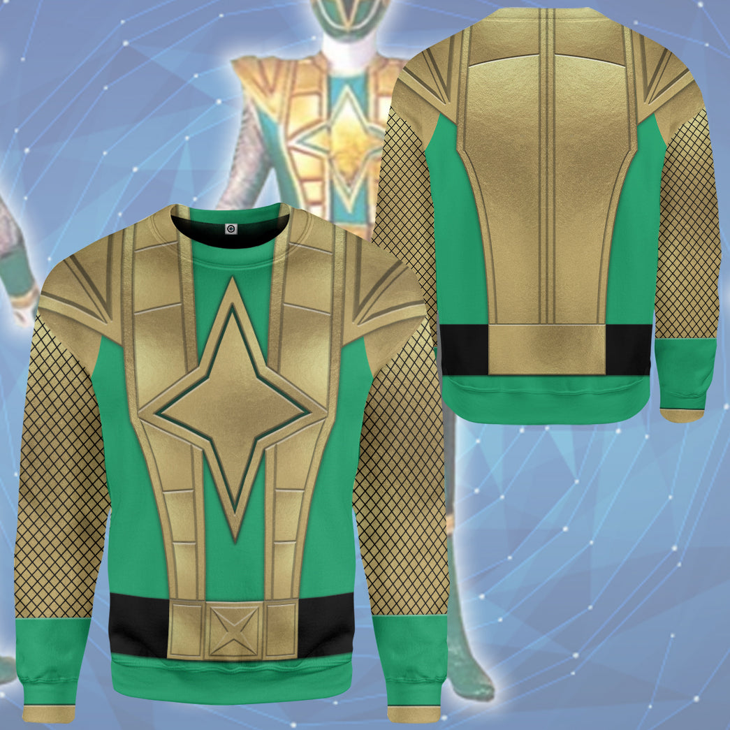 Klothek 3D Green Samurai Rangers Ninja Storm Custom Tshirt Hoodie A | Price in USA, Best Quality