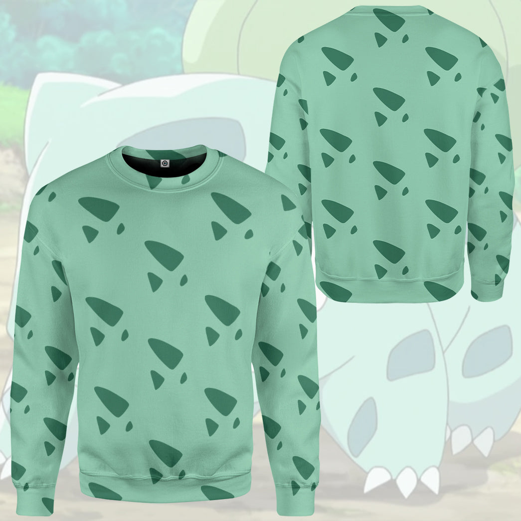 Klothek 3D Bulbasaur Custom Tshirt Hoodie Apparel | Price in USA, Best Quality