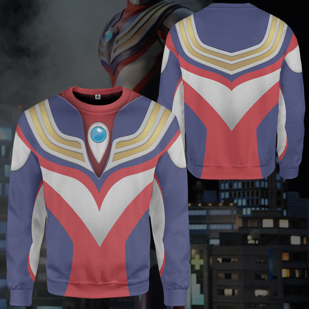 Klothek 3D Ultraman Tiga Custom Hoodie Tshirt Apparel | Price in USA, Best Quality