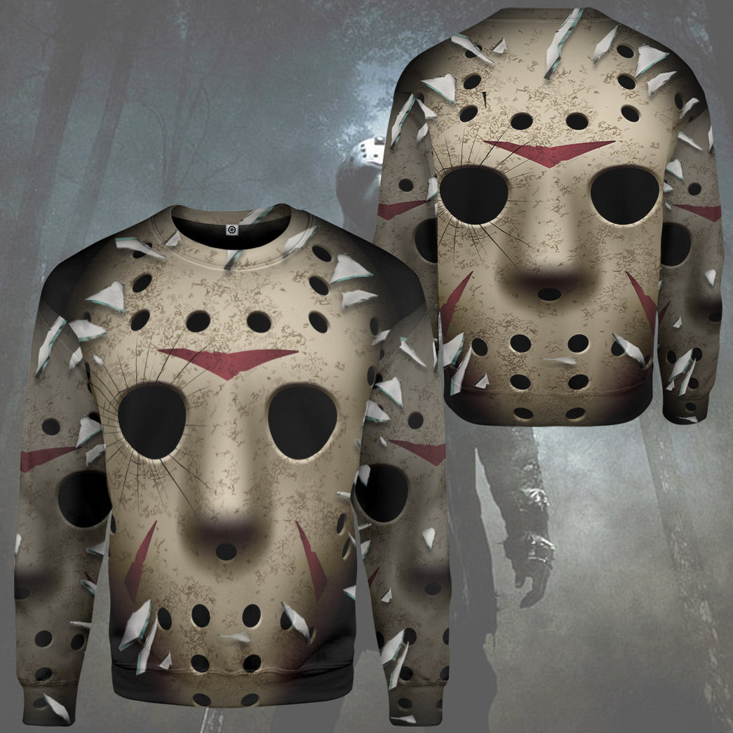 Klothek 3D Friday The 13th Jason Voorhees Custom Tshirt Hoodie Appa | Price in USA, Best Quality