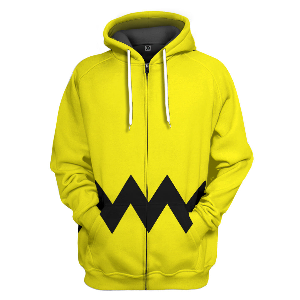 Klothek 3D PEANUTS Charlie Brown Custom Hoodie Tshirt Apparel | Price in USA, Best Quality