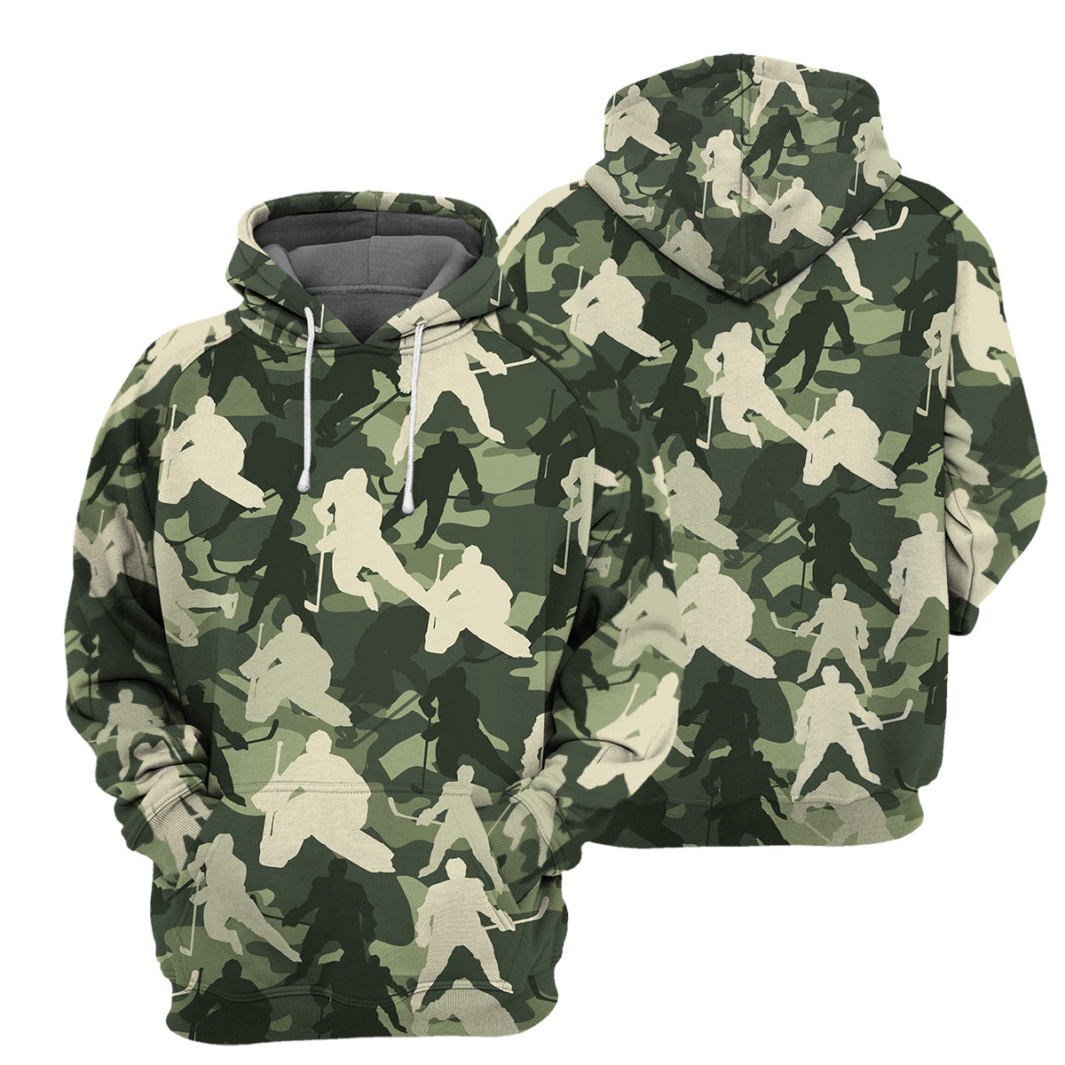 Klothek Hockey Camo - 3D All Over Printed Shirt | Price in USA, Best Quality