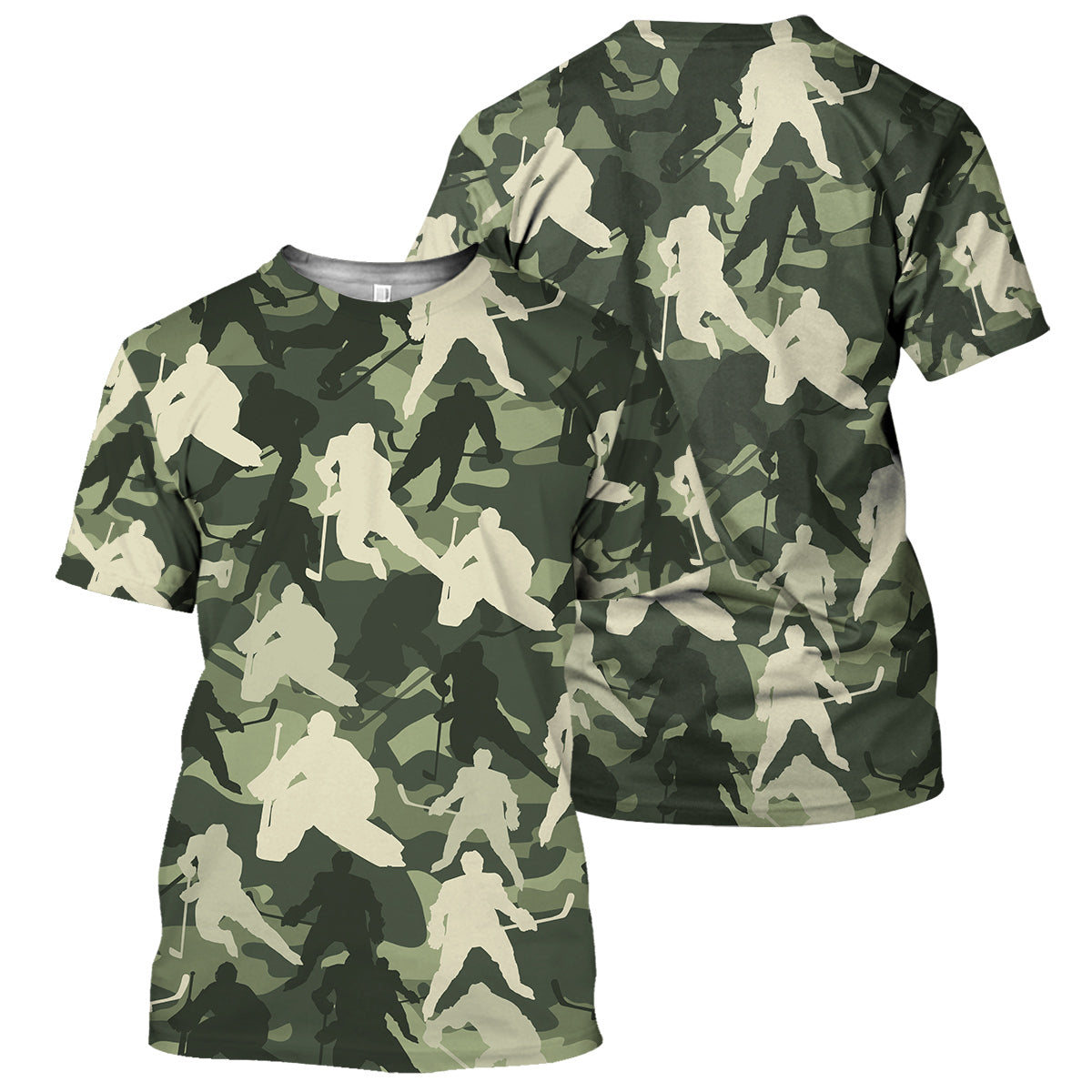 Klothek Hockey Camo - 3D All Over Printed Shirt | Price in USA, Best Quality