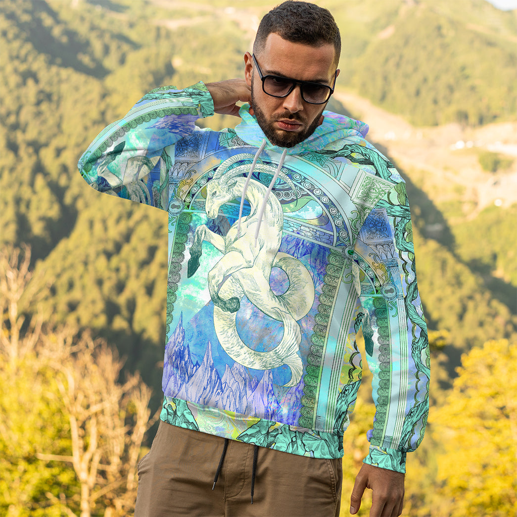 Klothek 3D The Bright Side Of Capricorn Custom Tshirt Hoodie Appare | Price in USA, Best Quality