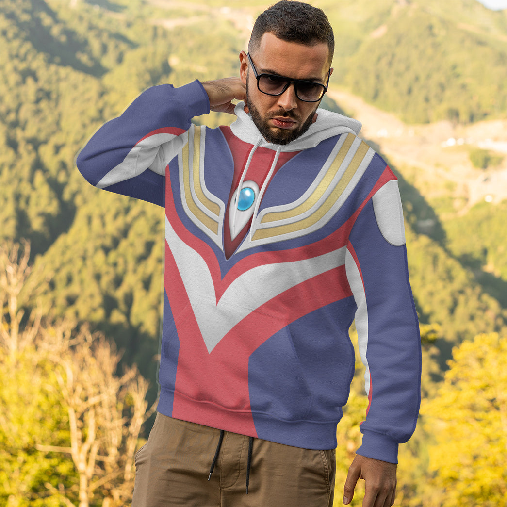 Klothek 3D Ultraman Tiga Custom Hoodie Tshirt Apparel | Price in USA, Best Quality