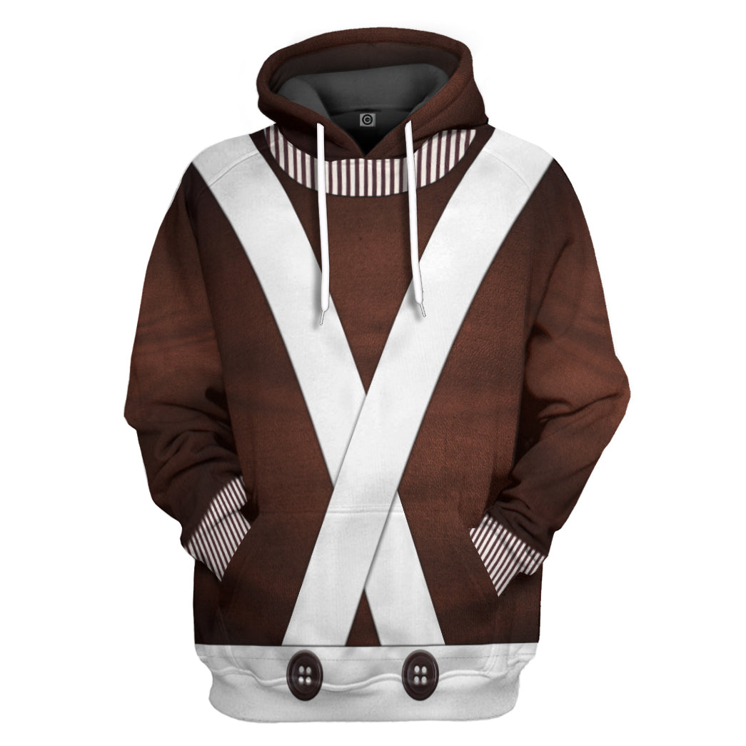 Klothek 3D Willy Wonka Oompa Loompa Custom Tshirt Hoodie Apparel | Price in USA, Best Quality