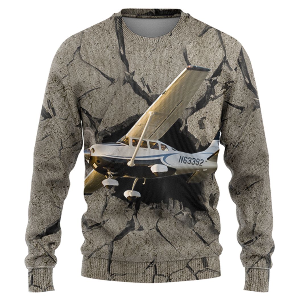 Gearhuman 3D Cessna Flying Through Tshirt Hoodie Apparel | Price in USA, Best Quality