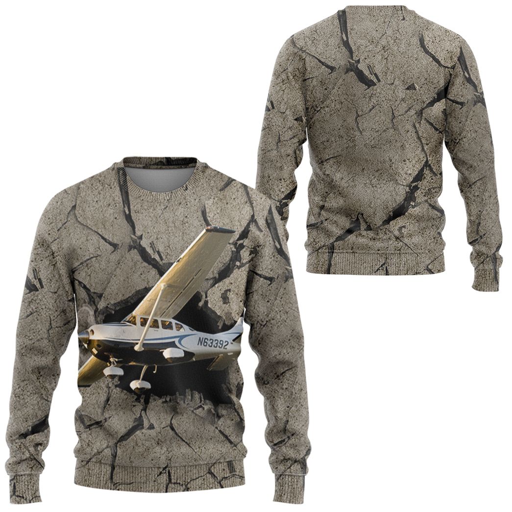 Gearhuman 3D Cessna Flying Through Tshirt Hoodie Apparel | Price in USA, Best Quality