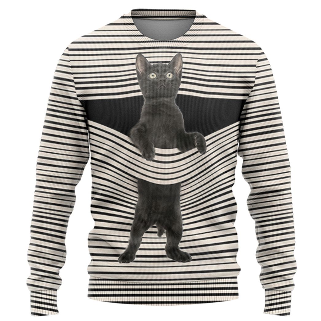 Gearhuman 3D Black Cat Tshirt Hoodie Apparel | Price in USA, Best Quality