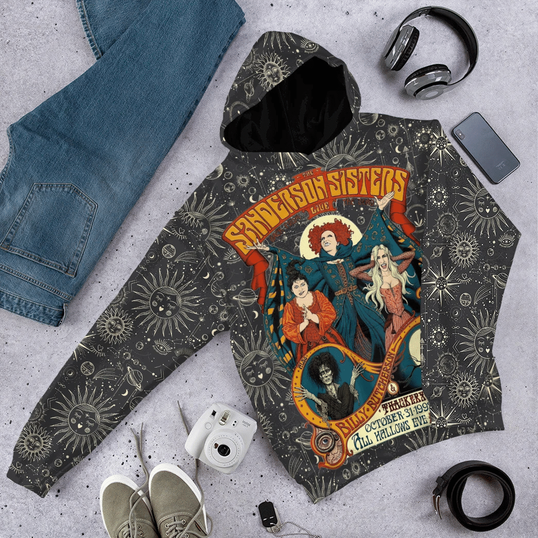 Klothek 3D Vintage Hocus Pocus Custom Tshirt Hoodie Apparel | Price in USA, Best Quality