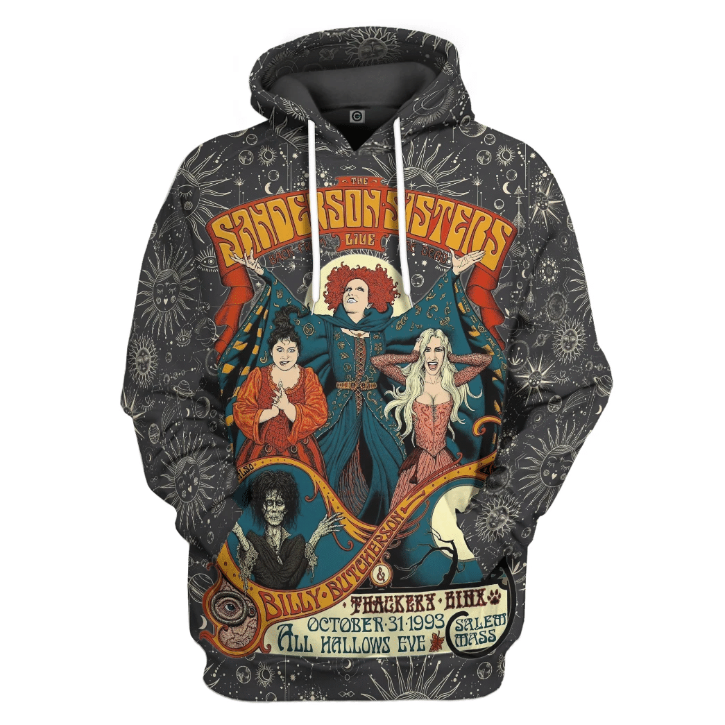 Klothek 3D Vintage Hocus Pocus Custom Tshirt Hoodie Apparel | Price in USA, Best Quality