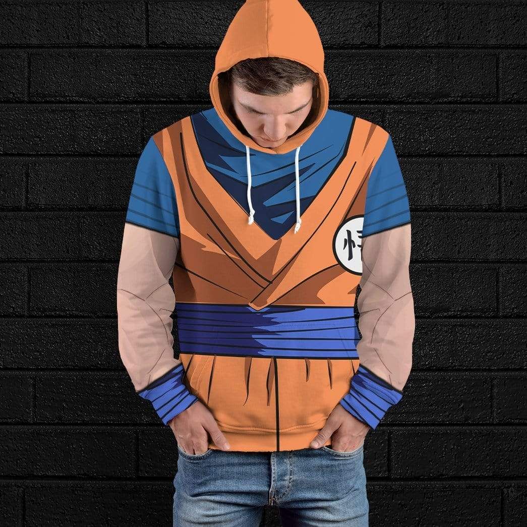 Klothek 3D Son Goku Custom Hoodie Apparel | Price in USA, Best Quality