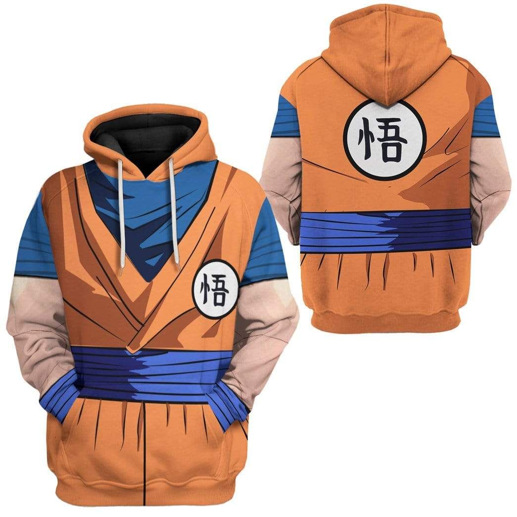 Klothek 3D Son Goku Custom Hoodie Apparel | Price in USA, Best Quality