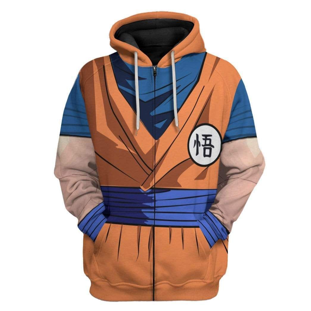 Klothek 3D Son Goku Custom Hoodie Apparel | Price in USA, Best Quality