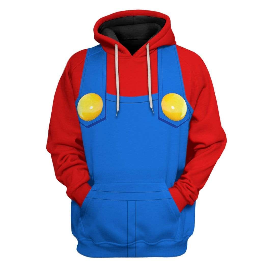 Klothek 3D Mario Custom Hoodie Apparel | Price in USA, Best Quality