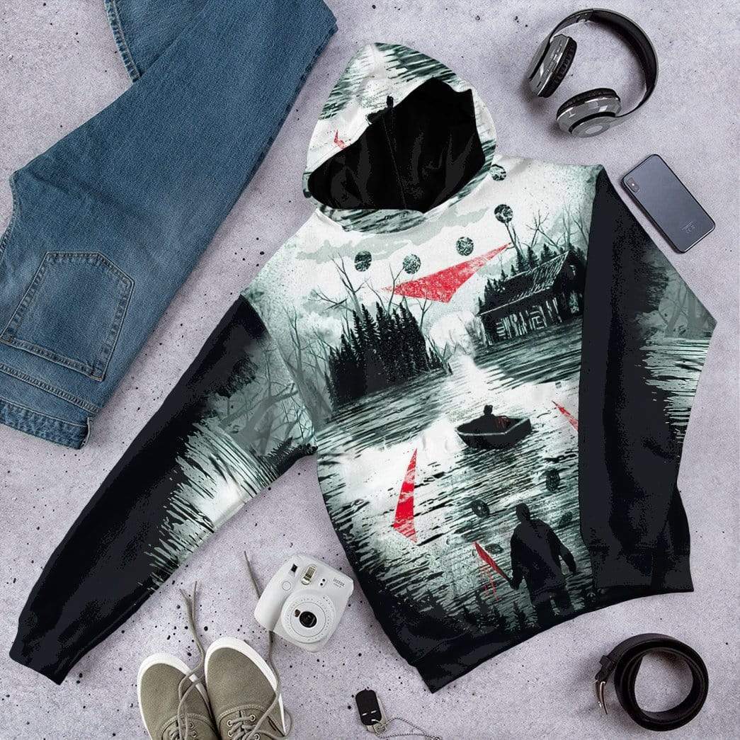 Klothek 3D Jason Voorhees Custom Hoodie Apparel | Price in USA, Best Quality