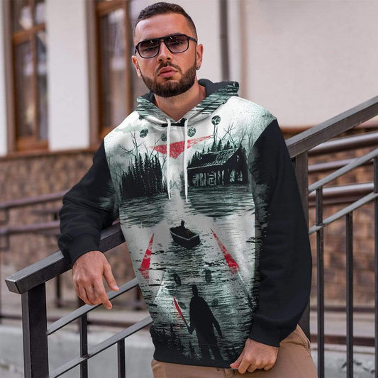 Klothek 3D Jason Voorhees Custom Hoodie Apparel | Price in USA, Best Quality