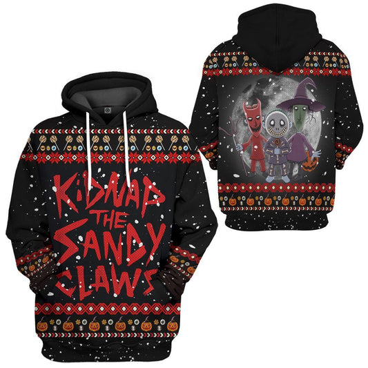 Klothek 3D Kidnap The Sandy Claws Ugly Custom Hoodie Apparel | Price in USA, Best Quality