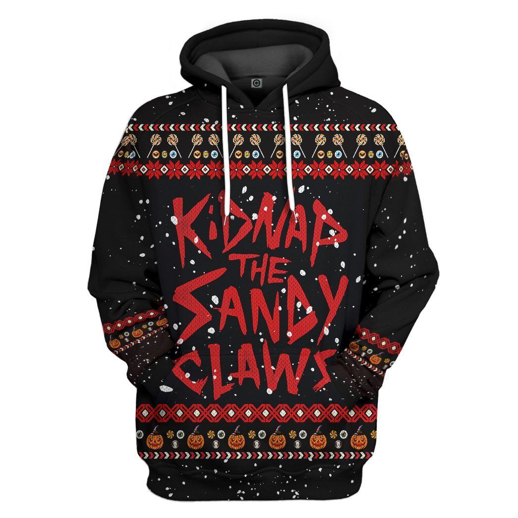 Klothek 3D Kidnap The Sandy Claws Ugly Custom Hoodie Apparel | Price in USA, Best Quality