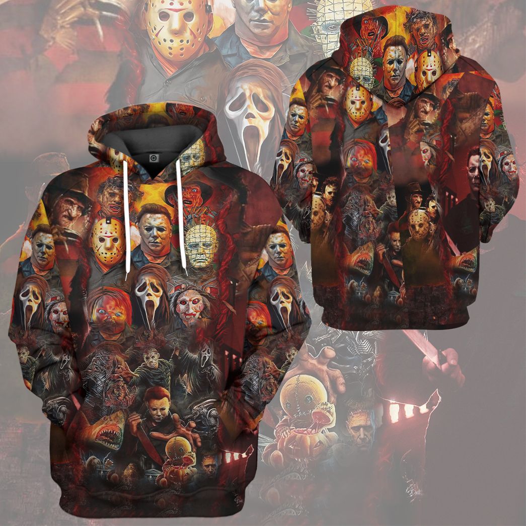 Klothek 3D Halloween All Horror Movie Character Apparel | Price in USA, Best Quality