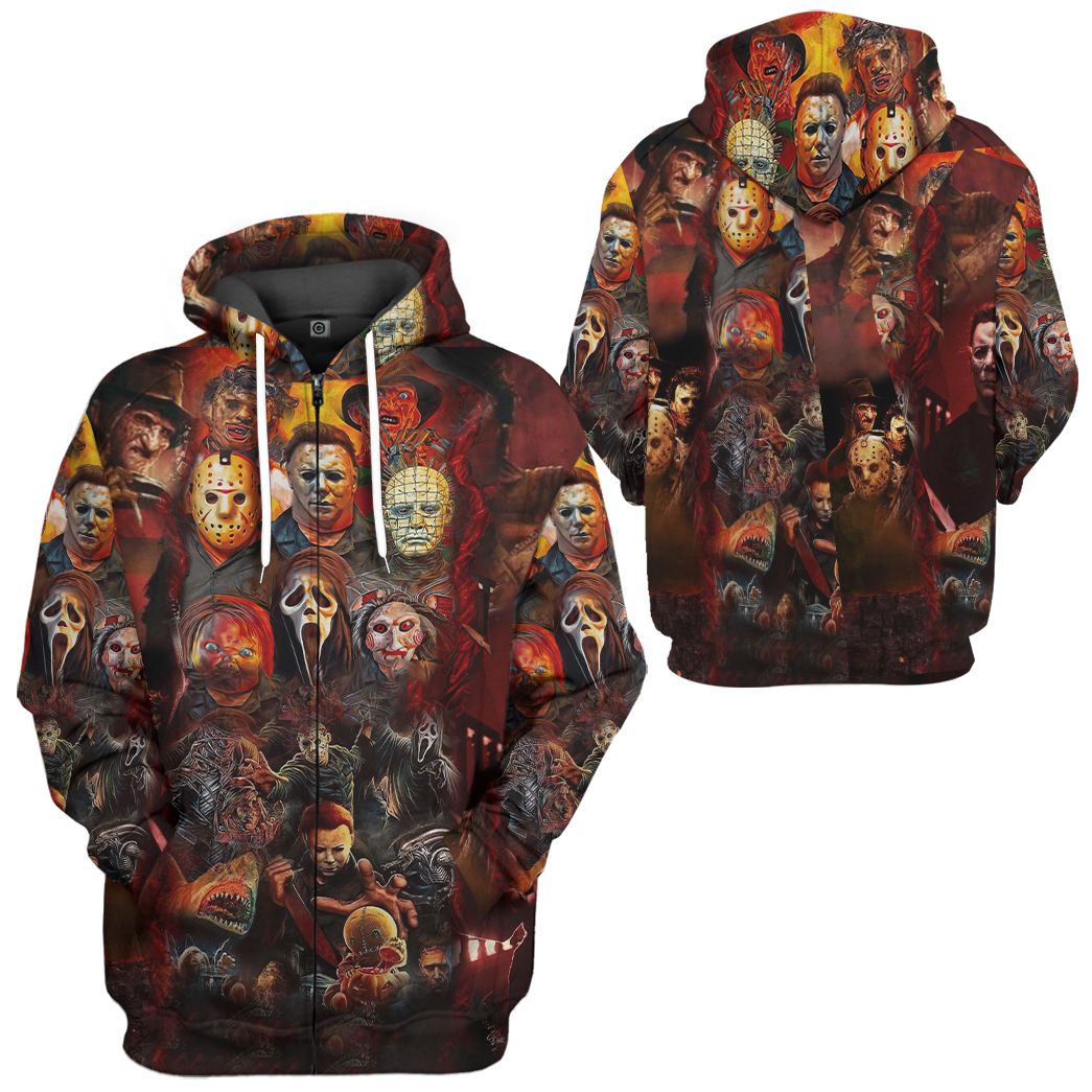 Klothek 3D Halloween All Horror Movie Character Apparel | Price in USA, Best Quality