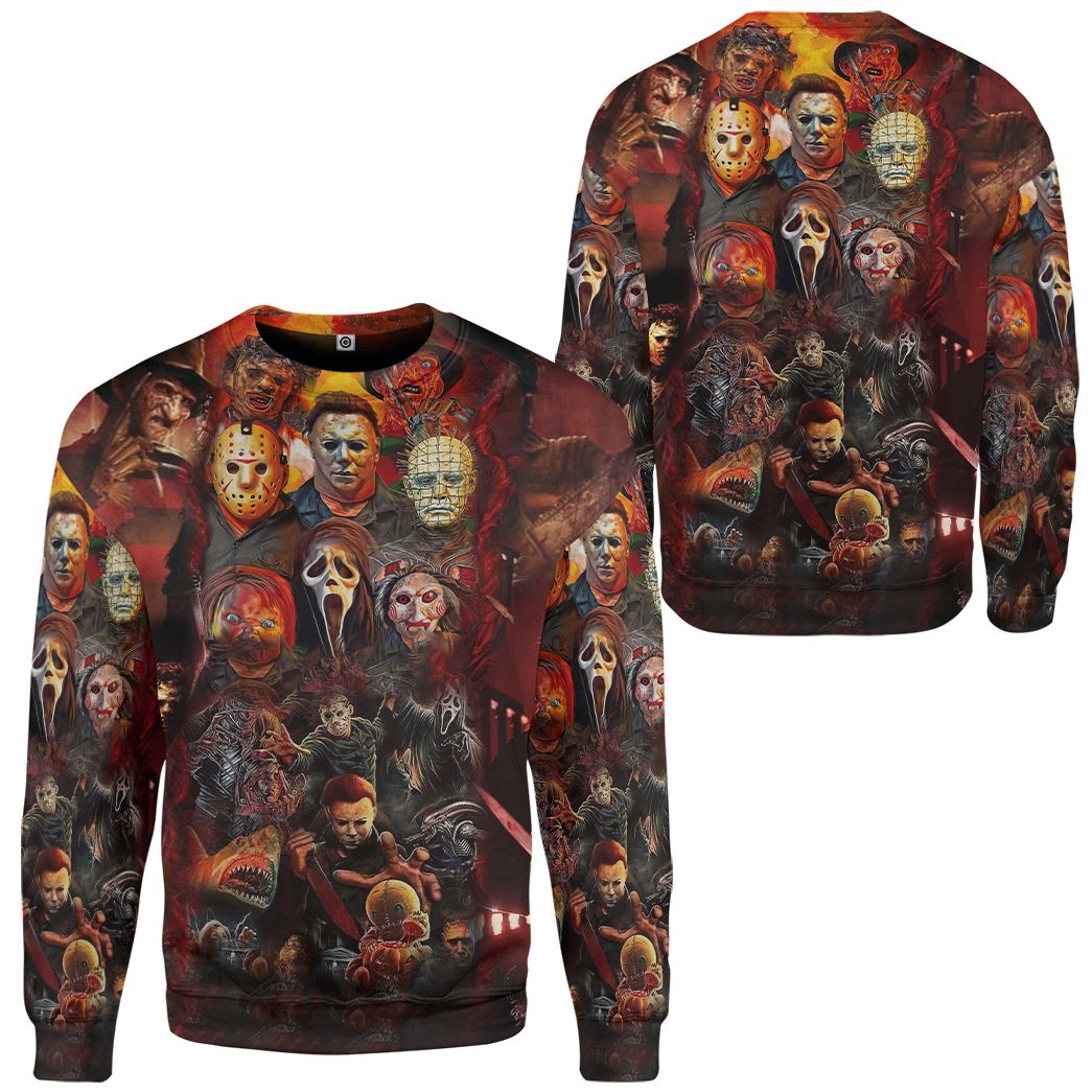 Klothek 3D Halloween All Horror Movie Character Apparel | Price in USA, Best Quality